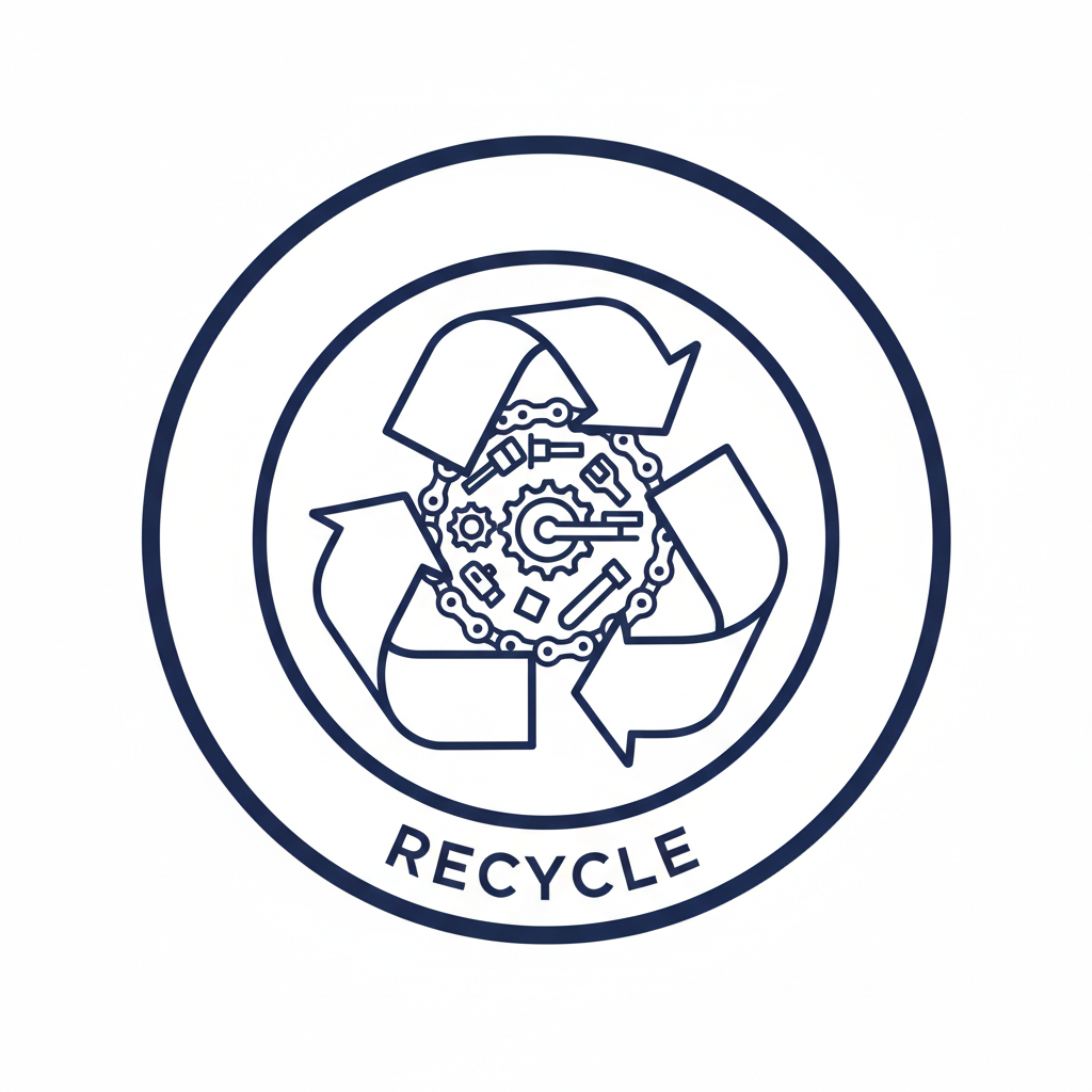 Recycling Donated Bikes and Parts